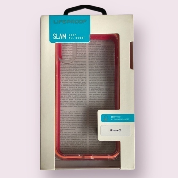lifeproof Slam iPhone X Pink Phone Case - Picture 2 of 9